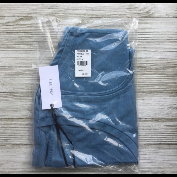 Z SUPPLY Pocket Racer Burnout Tank NEW WITH TAGS - Picture 7 of 8